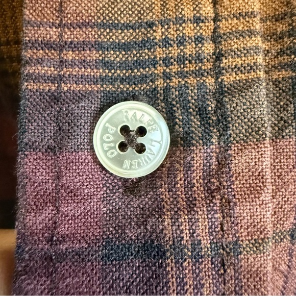 Polo by Ralph Lauren Men's Multicolor Plaid Shirt - Picture 4 of 10